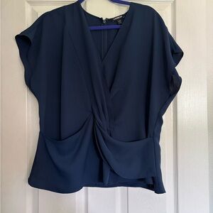 Express Deep Blue Women's Blouse